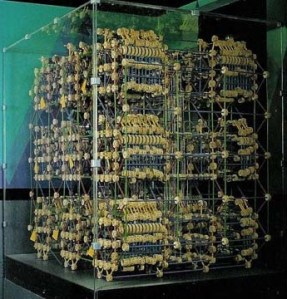 The undefeated Tic-Tac-Toe player, a Tinkertoy computer