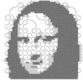 A Truchet curve "Mona Lisa"